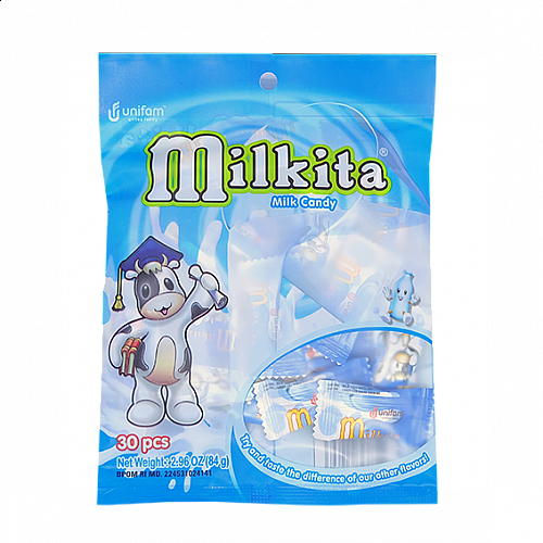 Milkita Original Flavor Milk Candy Bag x 3Bags (1Bag = 20pcs)
